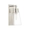 Z-Lite Wentworth 1 Light Wall Sconce, Polished Nickel & Clear 2300-1SL-PN - alternate 1